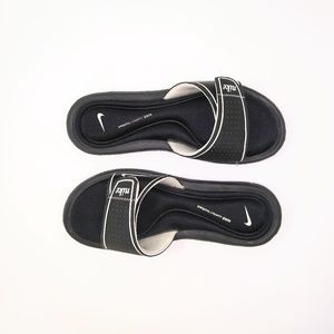 Nike Comfort Slide Sandal Black White Size 9